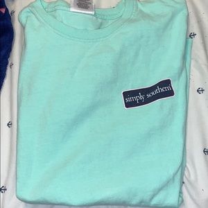 Teal Simply southern shirt